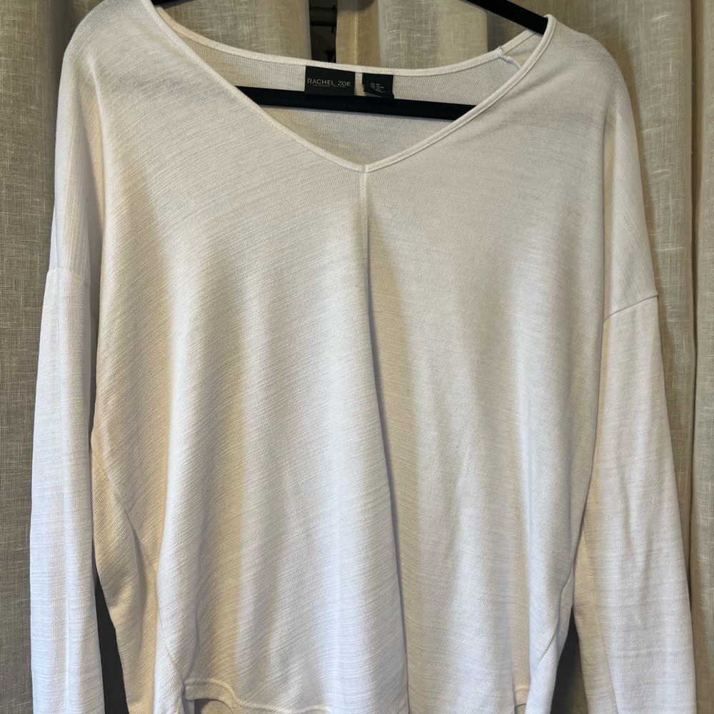 Rachel Zoe Off-White Knit Top
